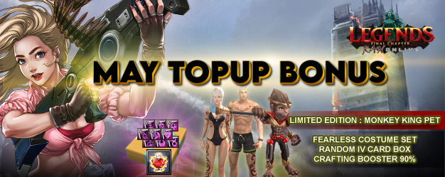 MAY TOPUP BONUS