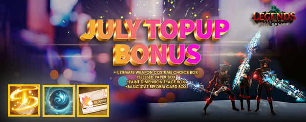 TOPUP JULY BONUS