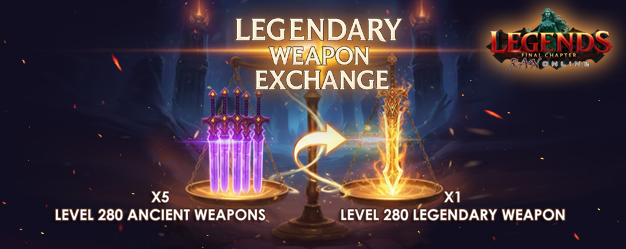 EXCHANGE ANCIENT TO LEGENDARY
