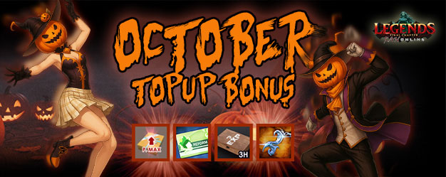OCTOBER TOPUP BONUS