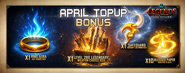 APRIL TOPUP BONUS