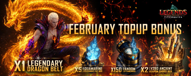 FEBRUARY TOPUP BONUS