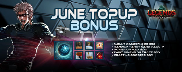 JUNE TOPUP BONUS