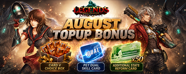 AUGUST TOPUP BONUS