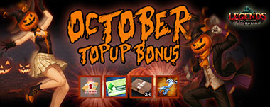 OCTOBER TOPUP BONUS
