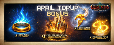 APRIL TOPUP BONUS