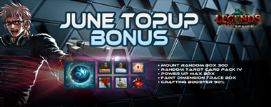 JUNE TOPUP BONUS