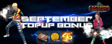 SEPTEMBER TOPUP BONUS